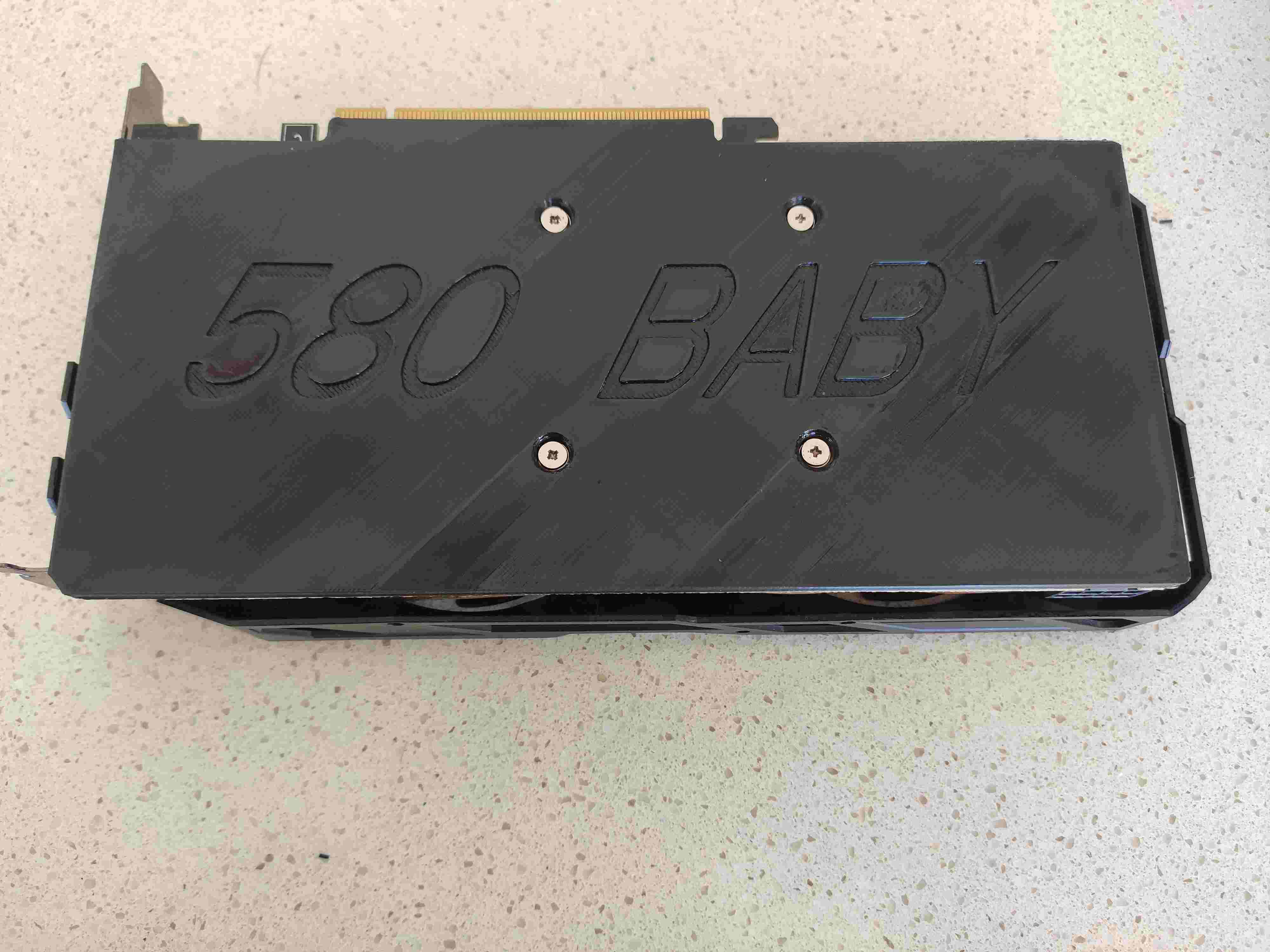 RX580 Backplate