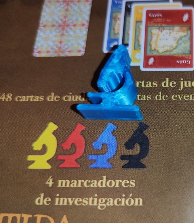 Microscope Token for Pandemic Iberia