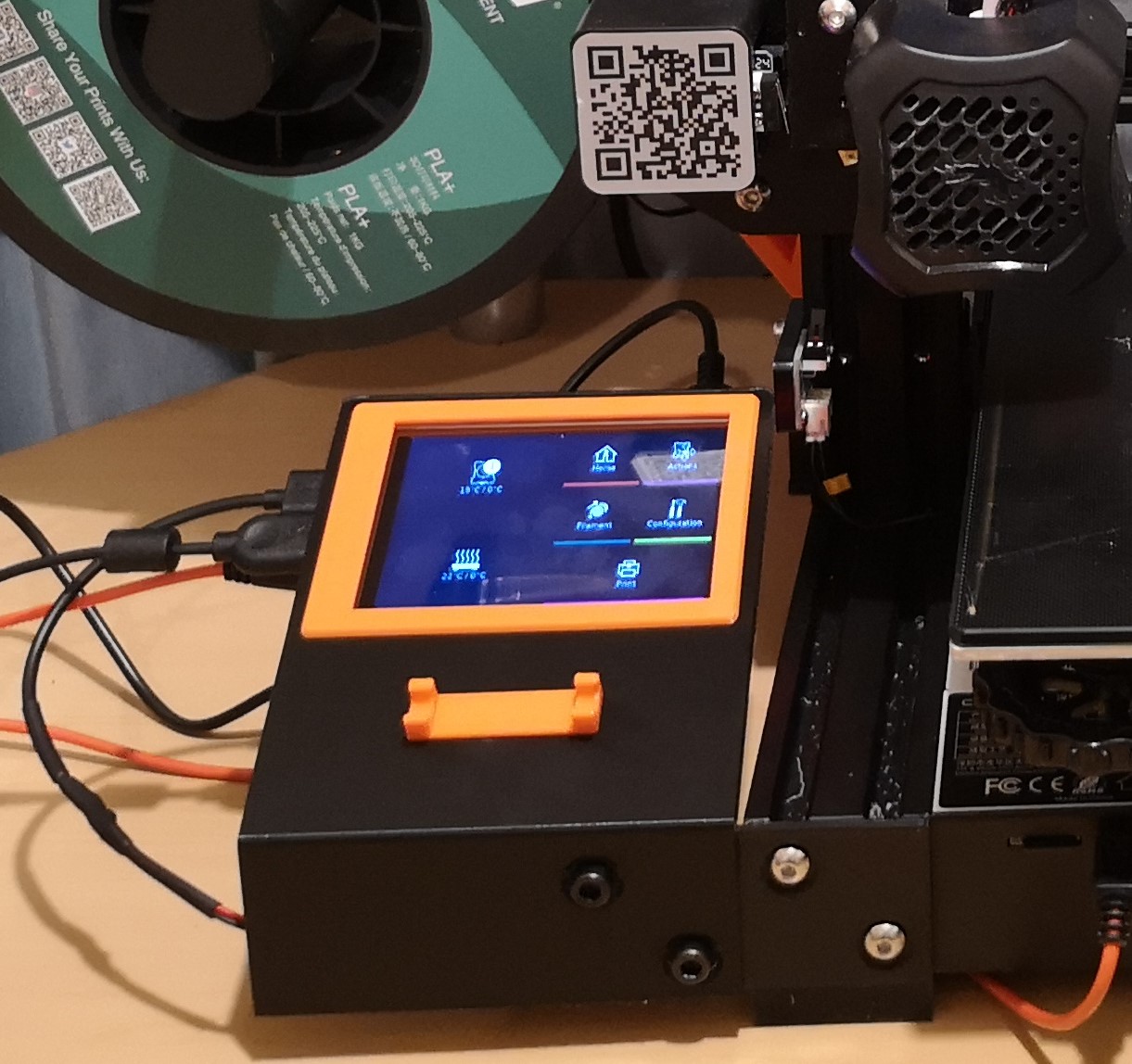 Ender 3 V2 Rpi 4 Touchscreen for Octoprint/Octoscreen