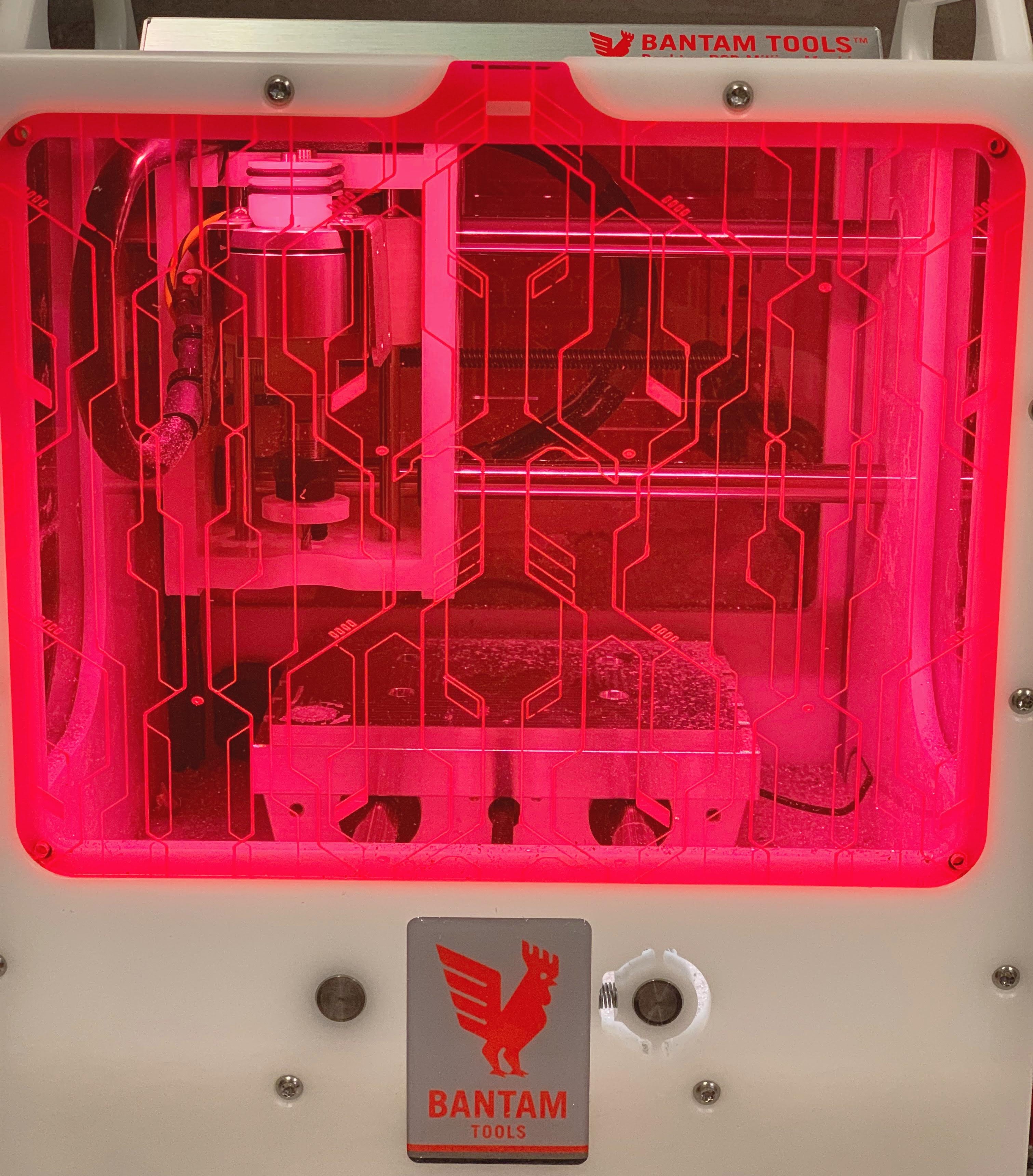 Bantam PCB Mill Cyberpunk Window