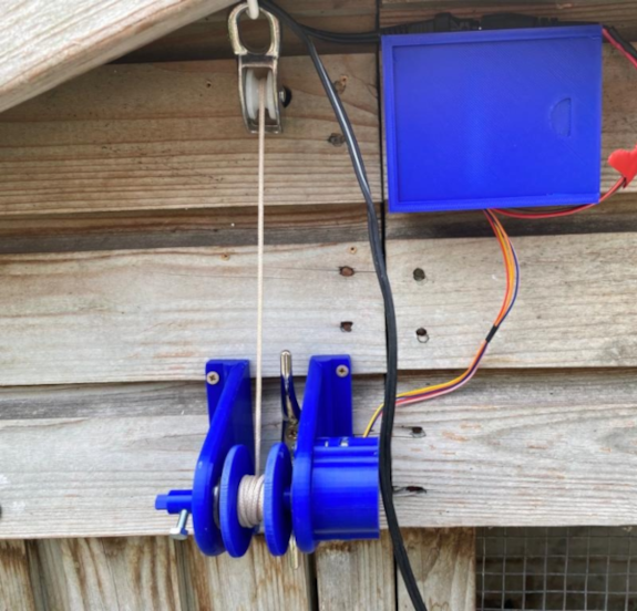 28BYJ-48 spool pulley