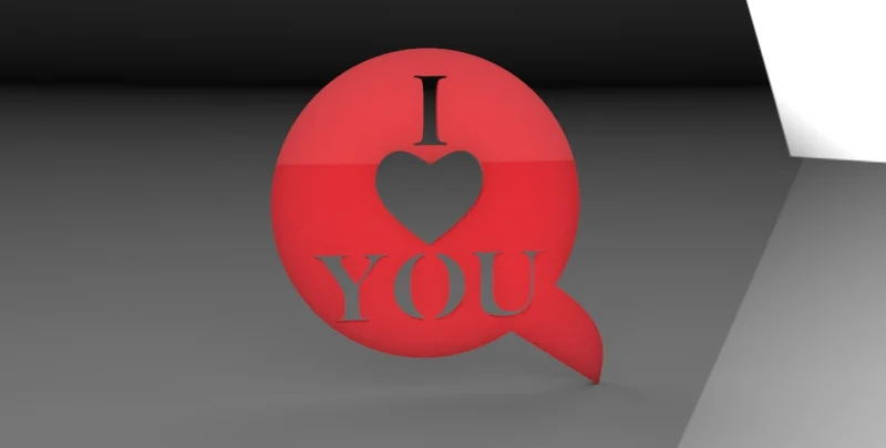 I LOVE YOU _STENCIL