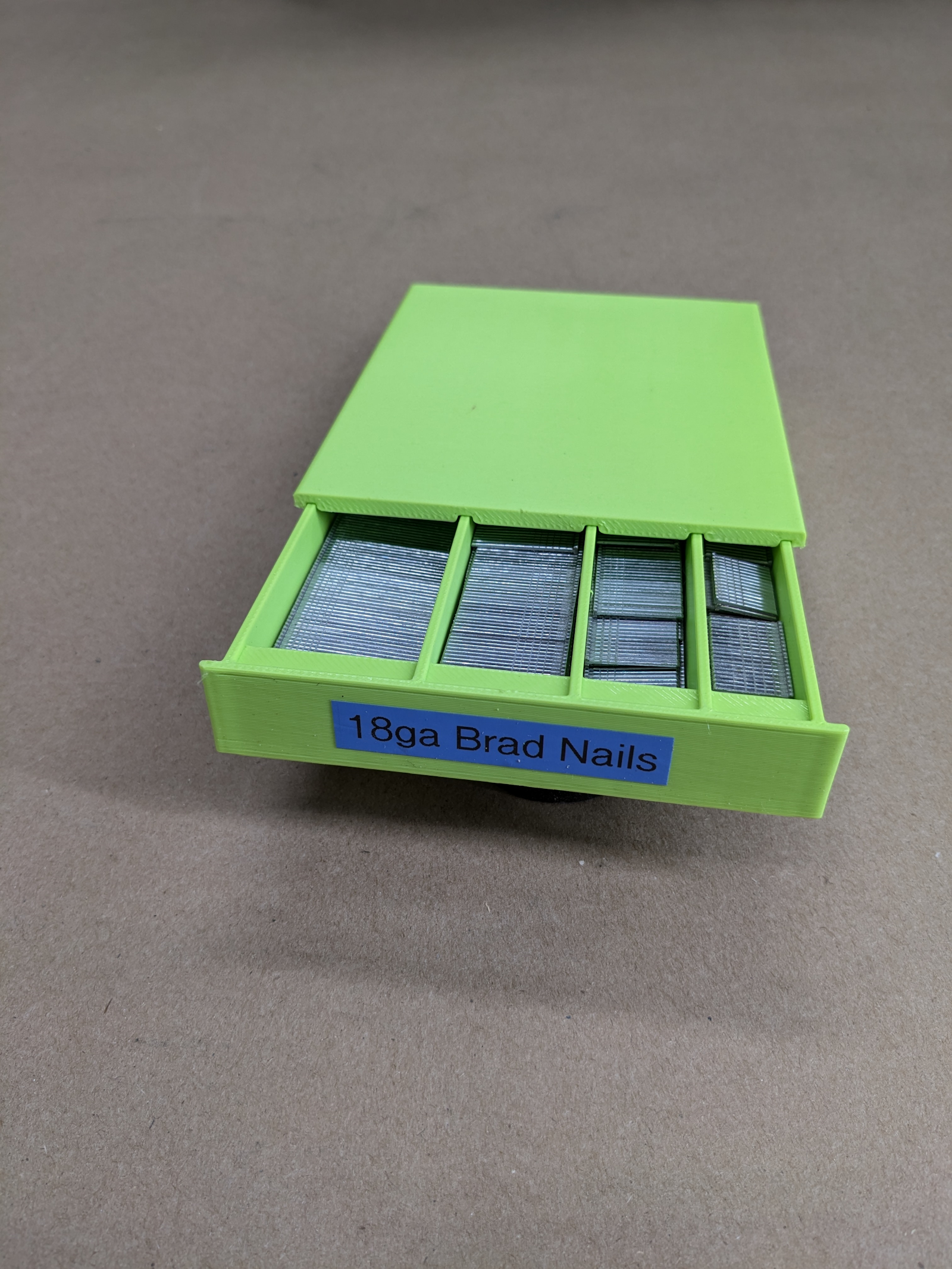 18 Gauge Brad Nail Container