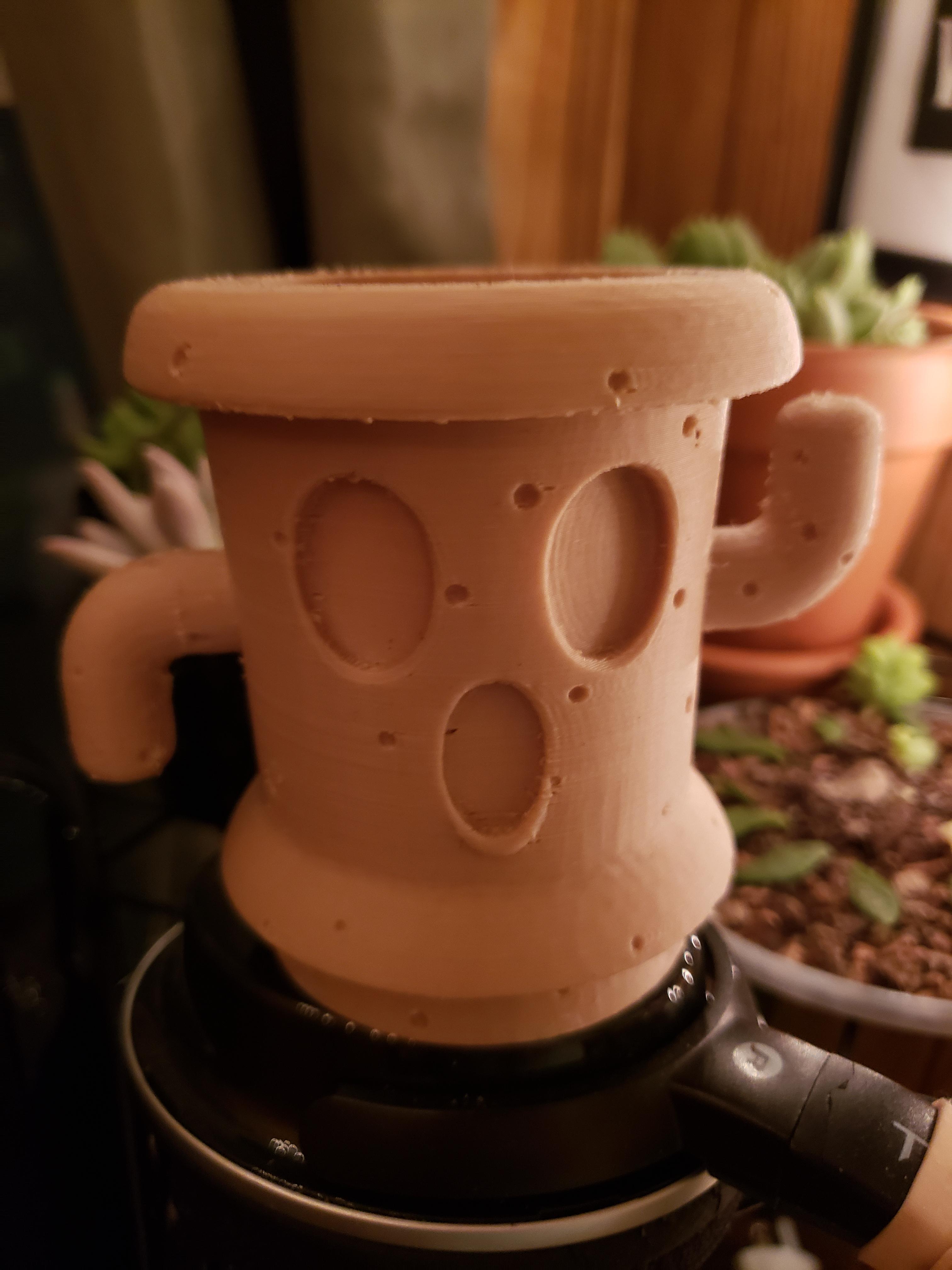 Animal Crossing lloid (gyroid) planter