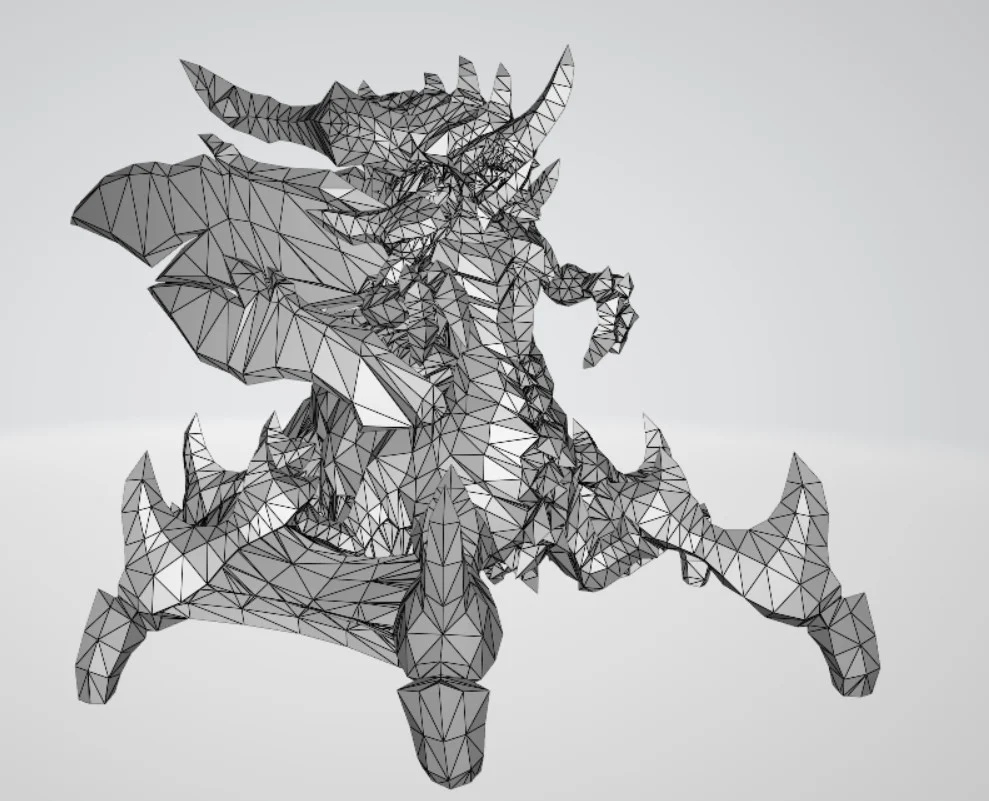 Escultura 3D de la Reina Zagara