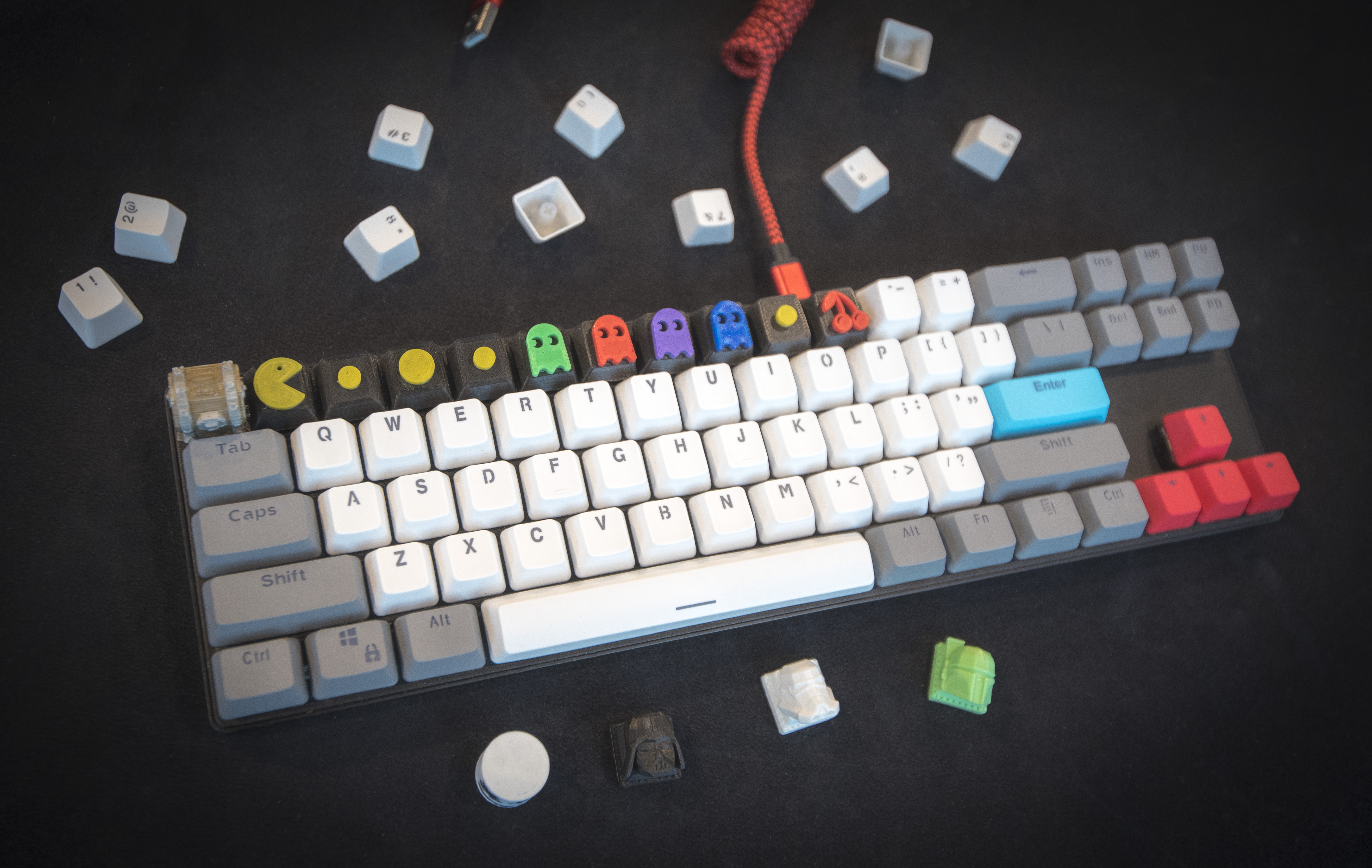 Pac-Man Cherry MX Keycaps