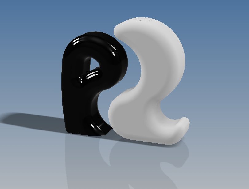 Stylish S and P Salt and Pepper Shakers