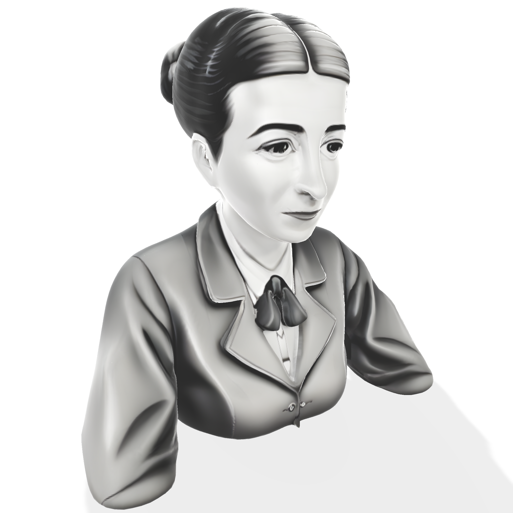 Graceful Lady Portrait Bust