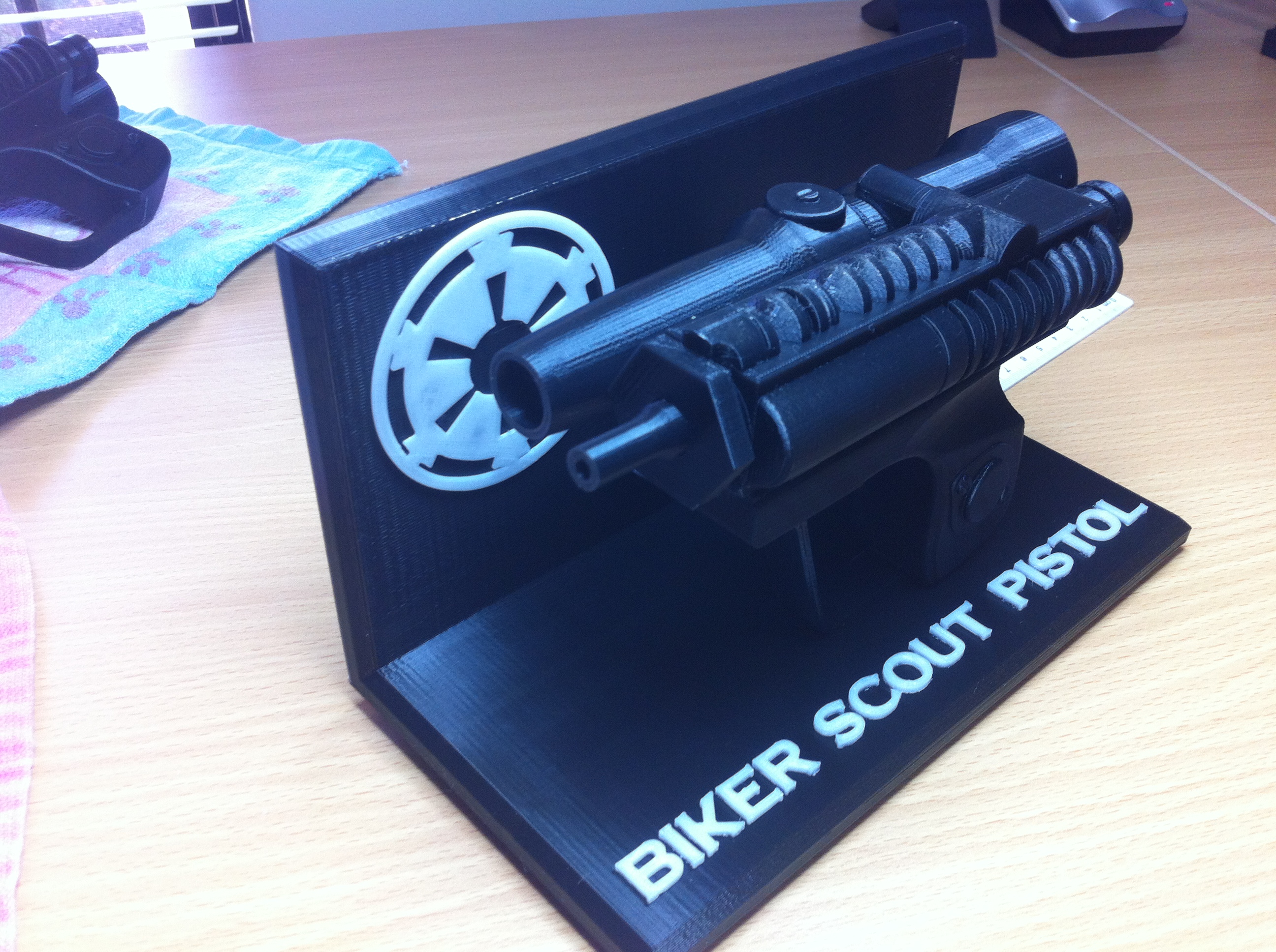 Imperial Biker Scout Pistol Stand