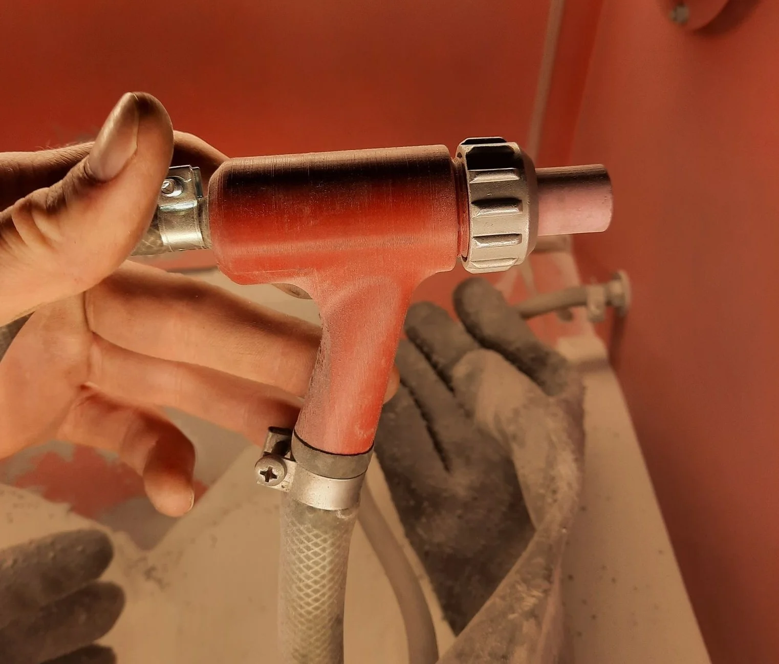 Sandblasting gun