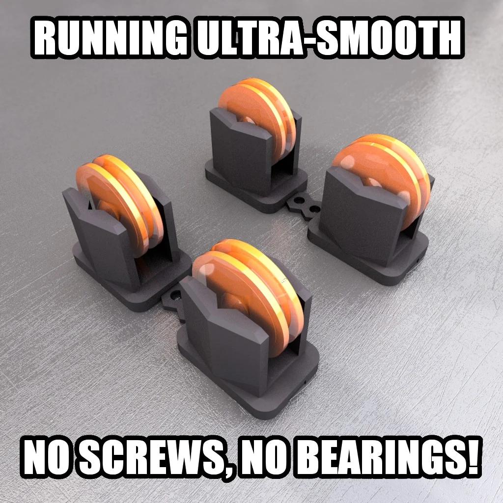 Ultra-Smooth Running Spool Holders