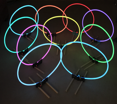EL Wire Whoop Gate