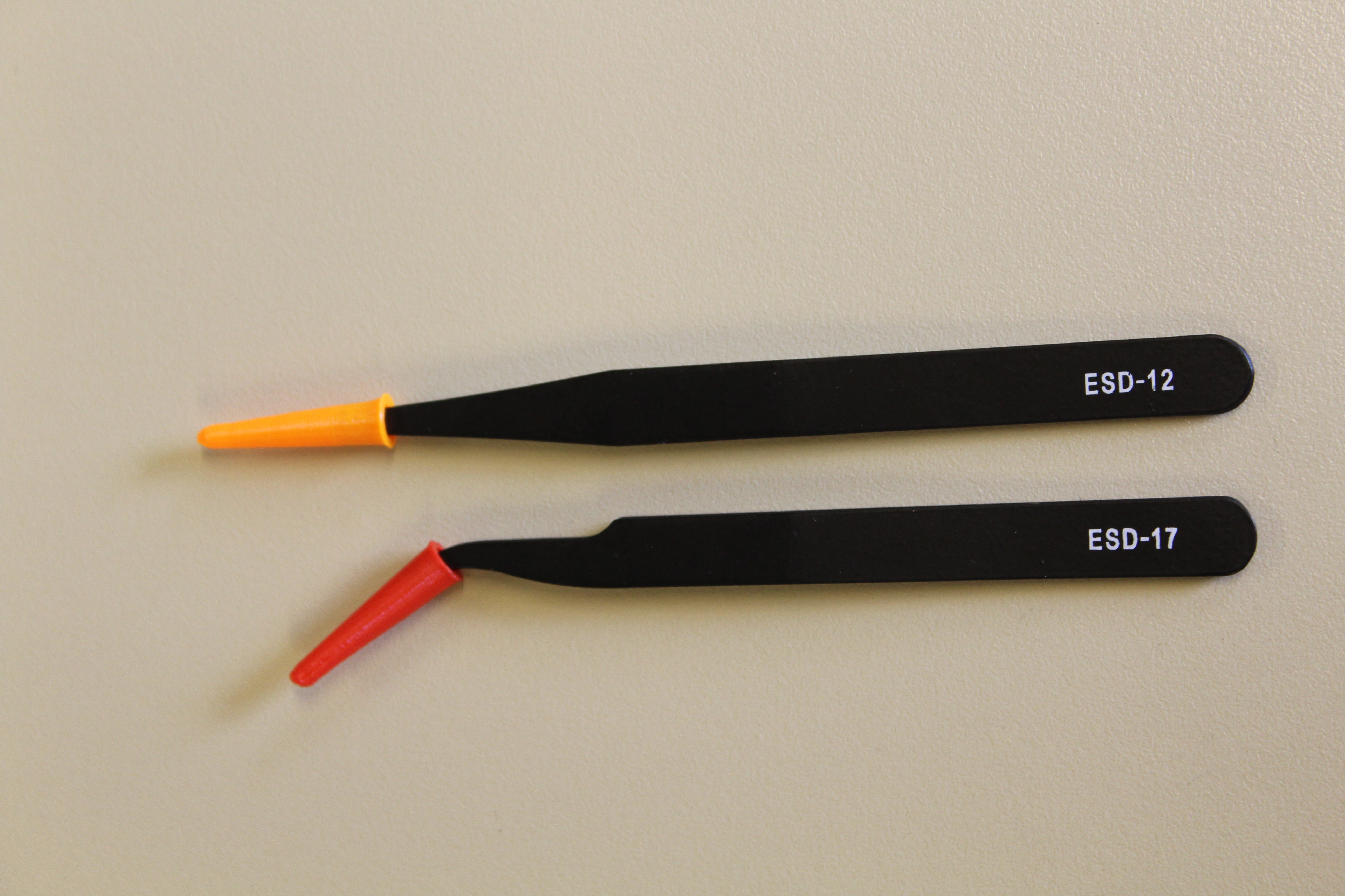 esd tweezers protection cap