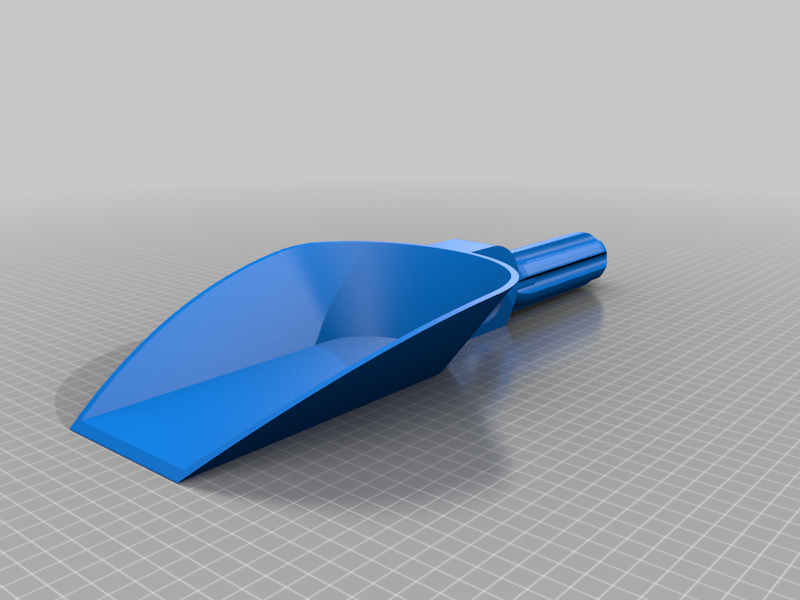 A flour scooper