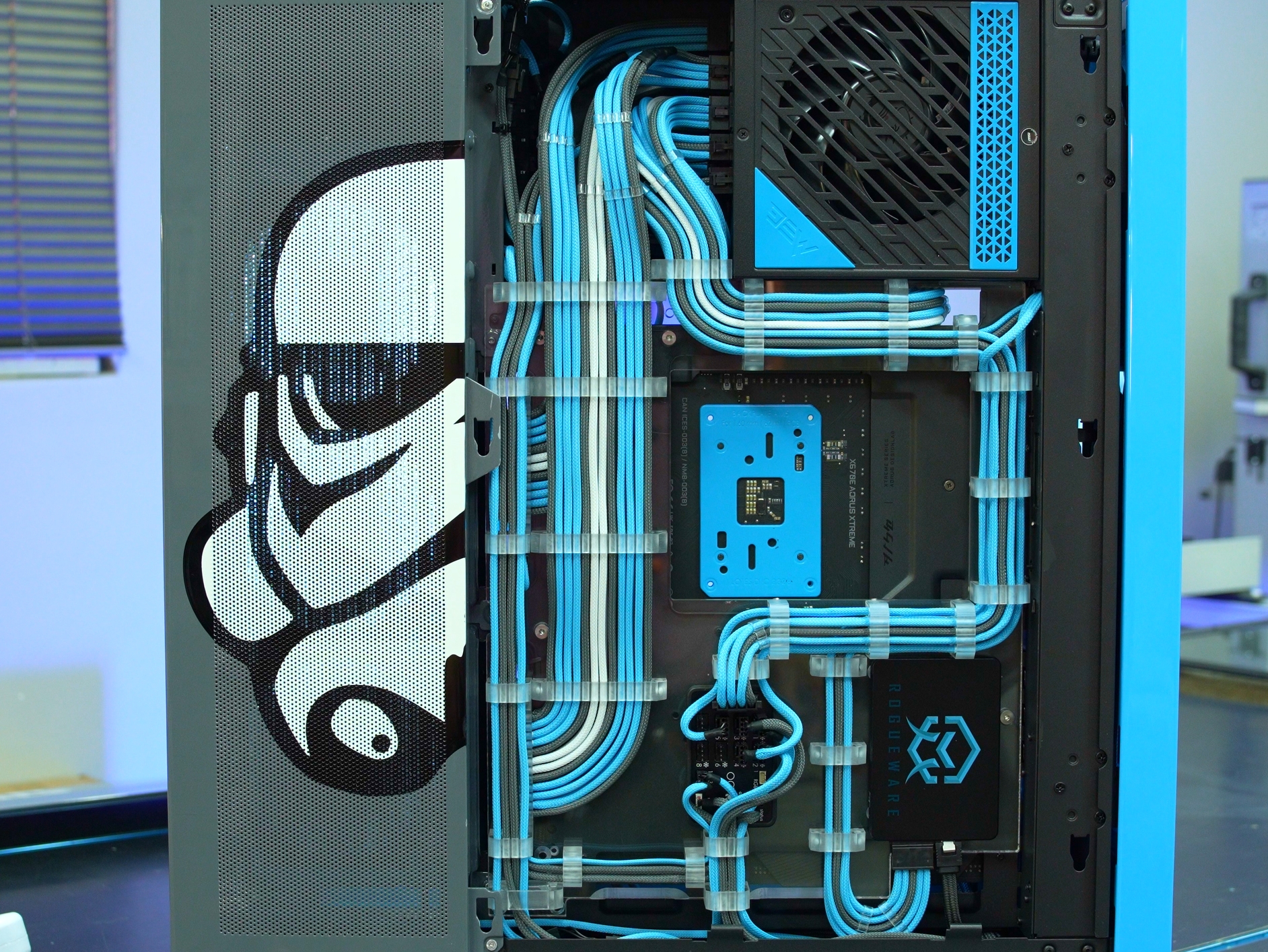 Custom Cable Management Tray for Phanteks NV7 Case