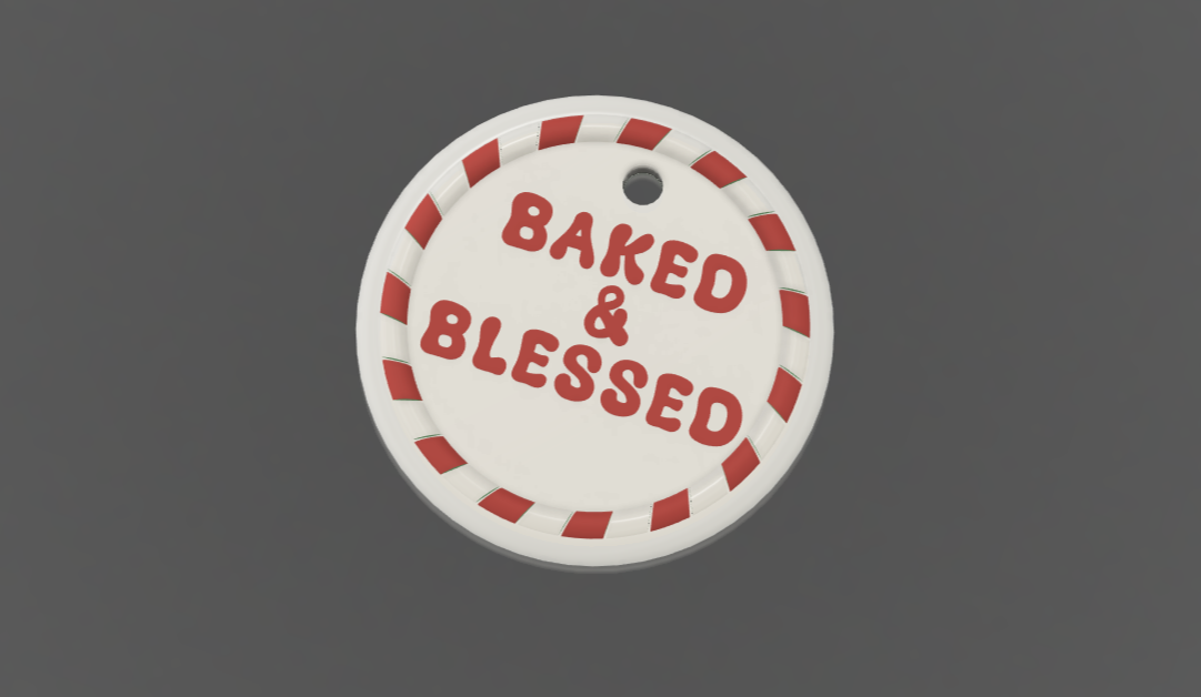 Baked and Blessed Ornament