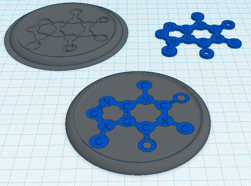 Coffee Caffeine Coaster
