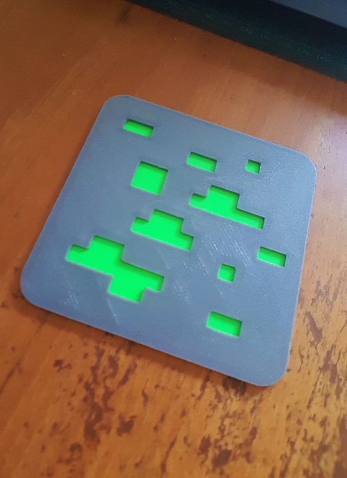 Minecraft Drink Coaster
