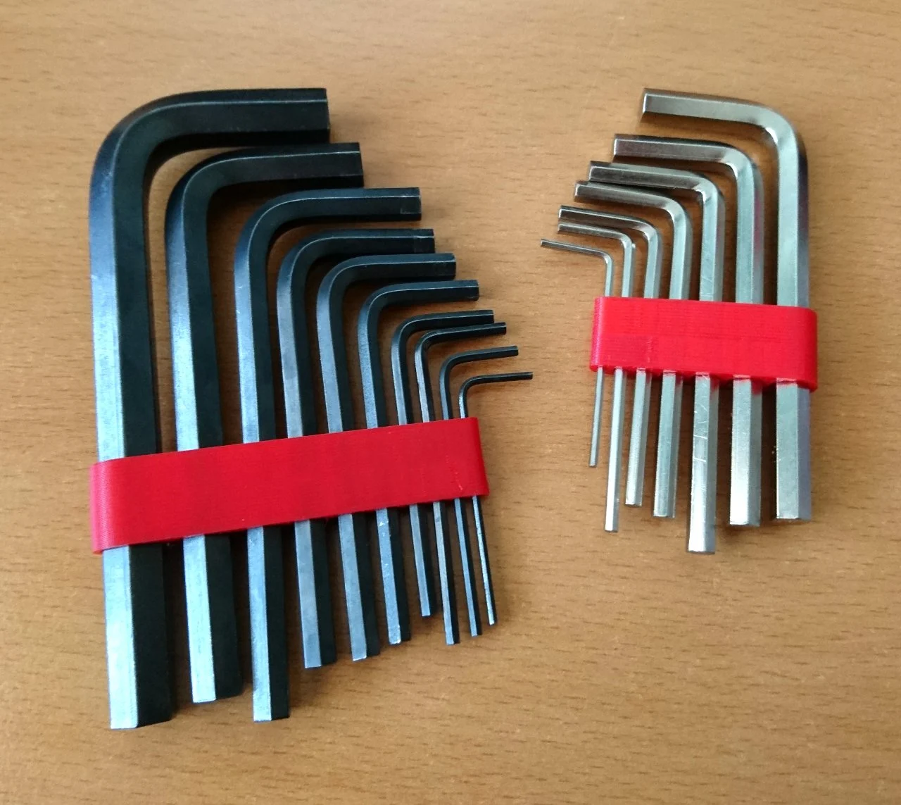 Arbitrary hex (Allen) key holder