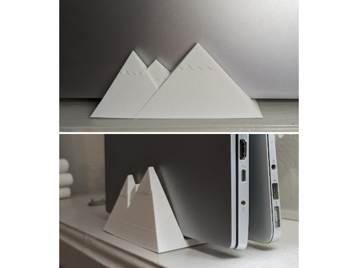 Mountain Laptop Stand for Two Devices (Remix)