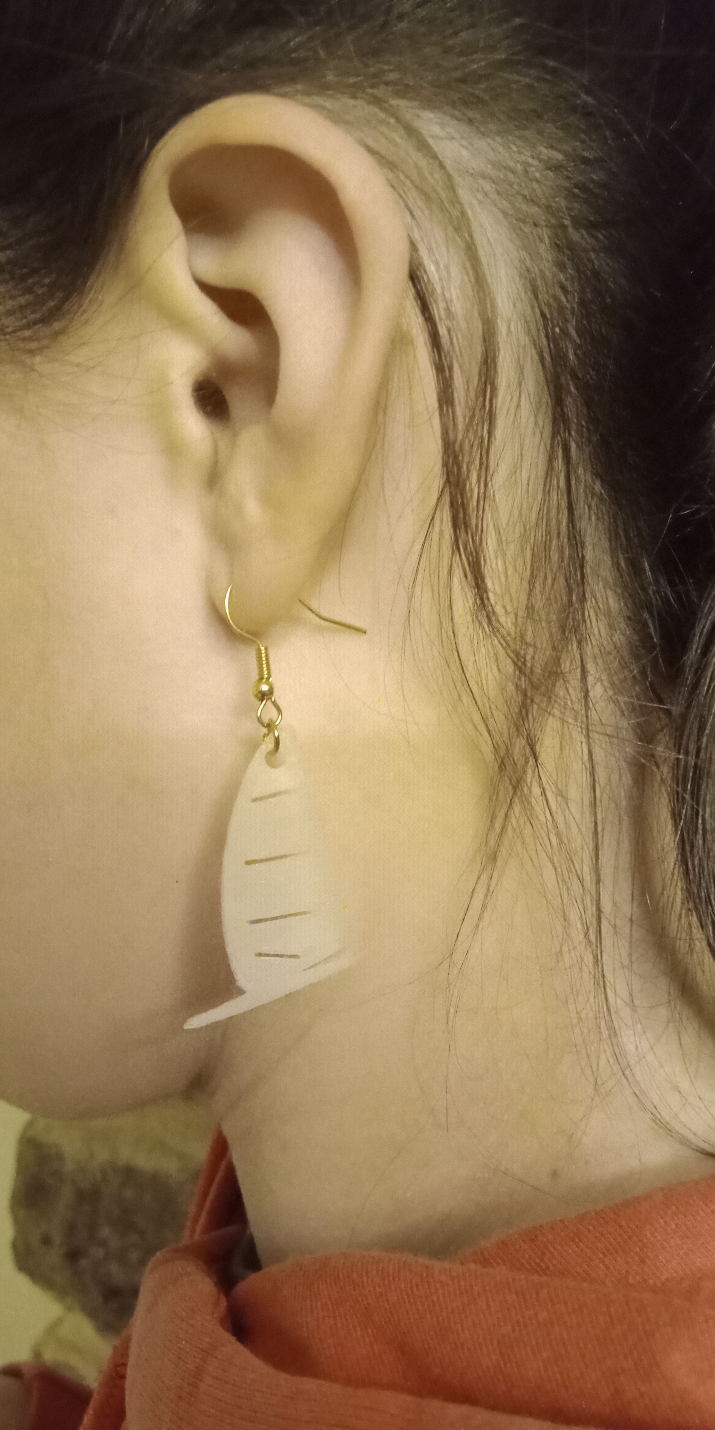 Windsurf earrings - Boucles d'oreilles Planche à voile