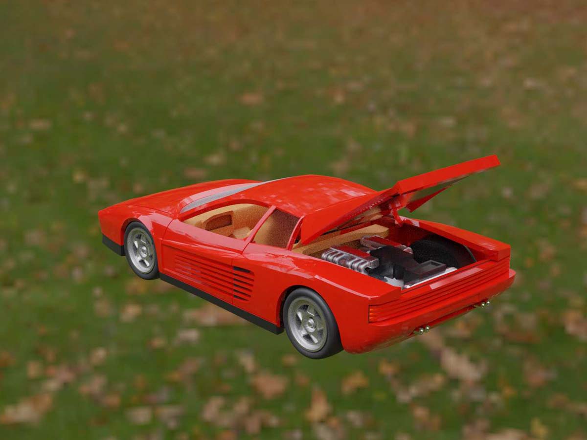 Ferrari Testarossa 64th scale