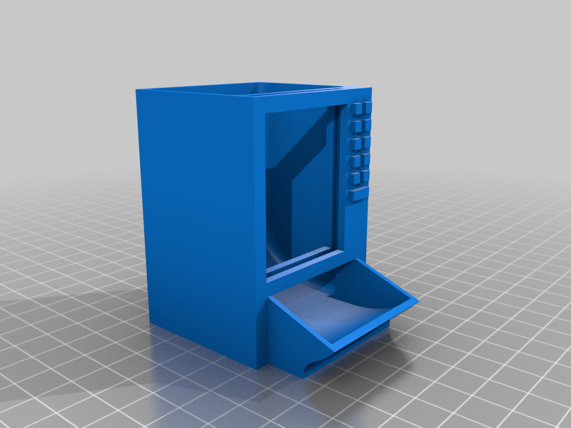 Ollie's Vending Machine (Hamster feeder) - Flat Back and Marquee