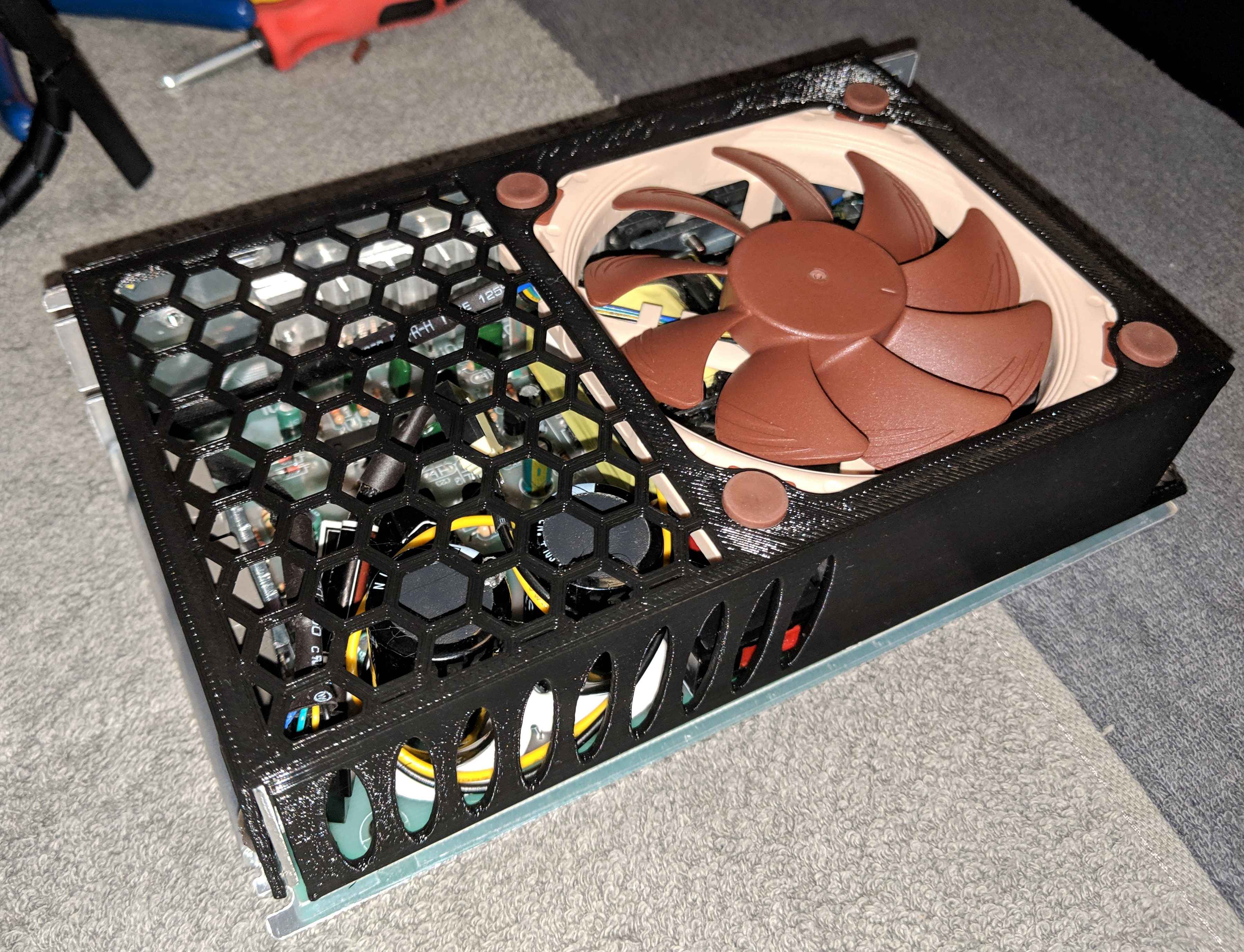 Anycubic Mega S / I3 Mega quiet Powersupply Netzteil PSU Cover Abdeckung | 92mm or 60mm