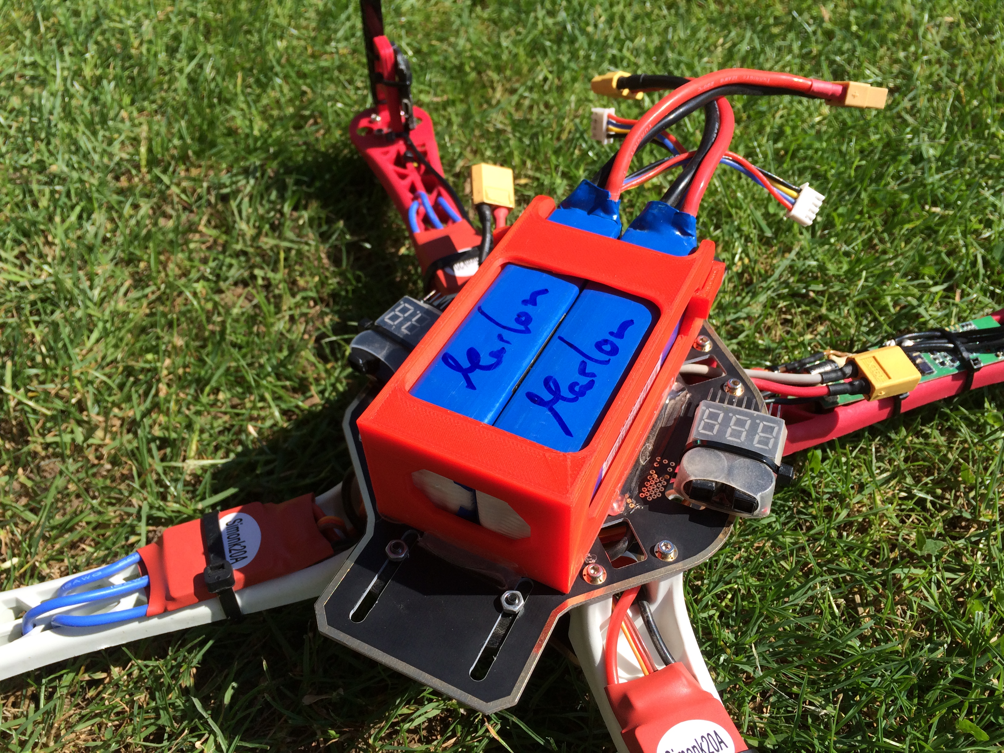 DJI F450 Dual Battery Holder V2
