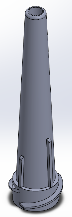 Syringe dispenser tip