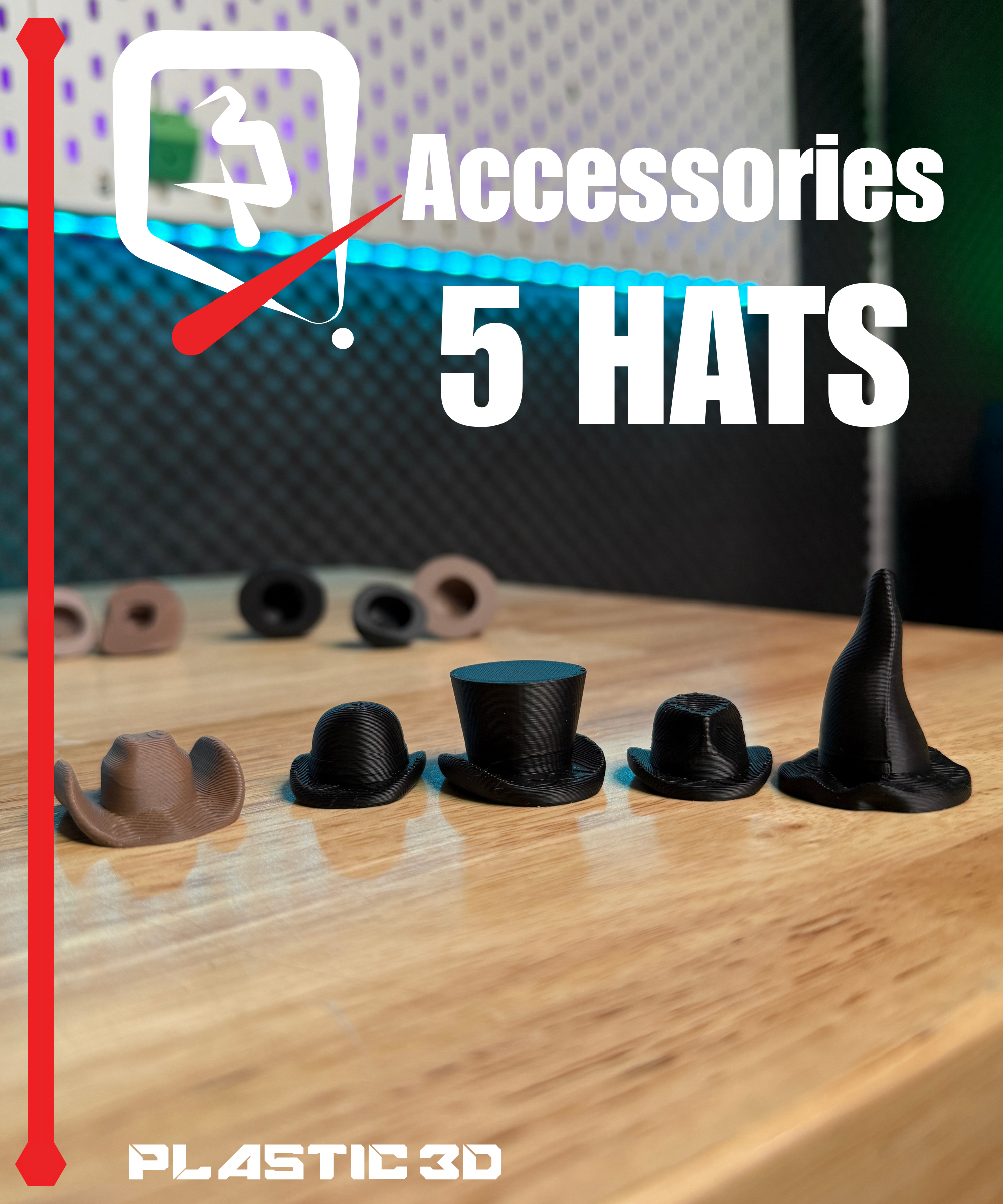 5 Mini Hats Pack