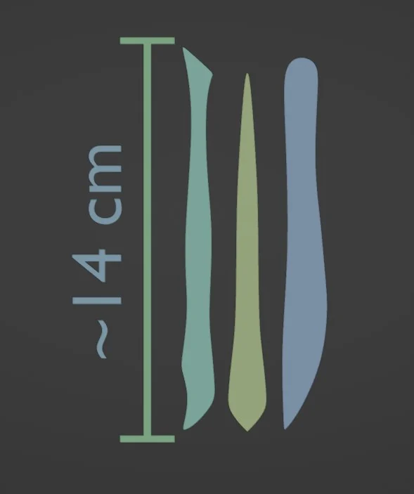 Estecas para escultura / sculpt tools
