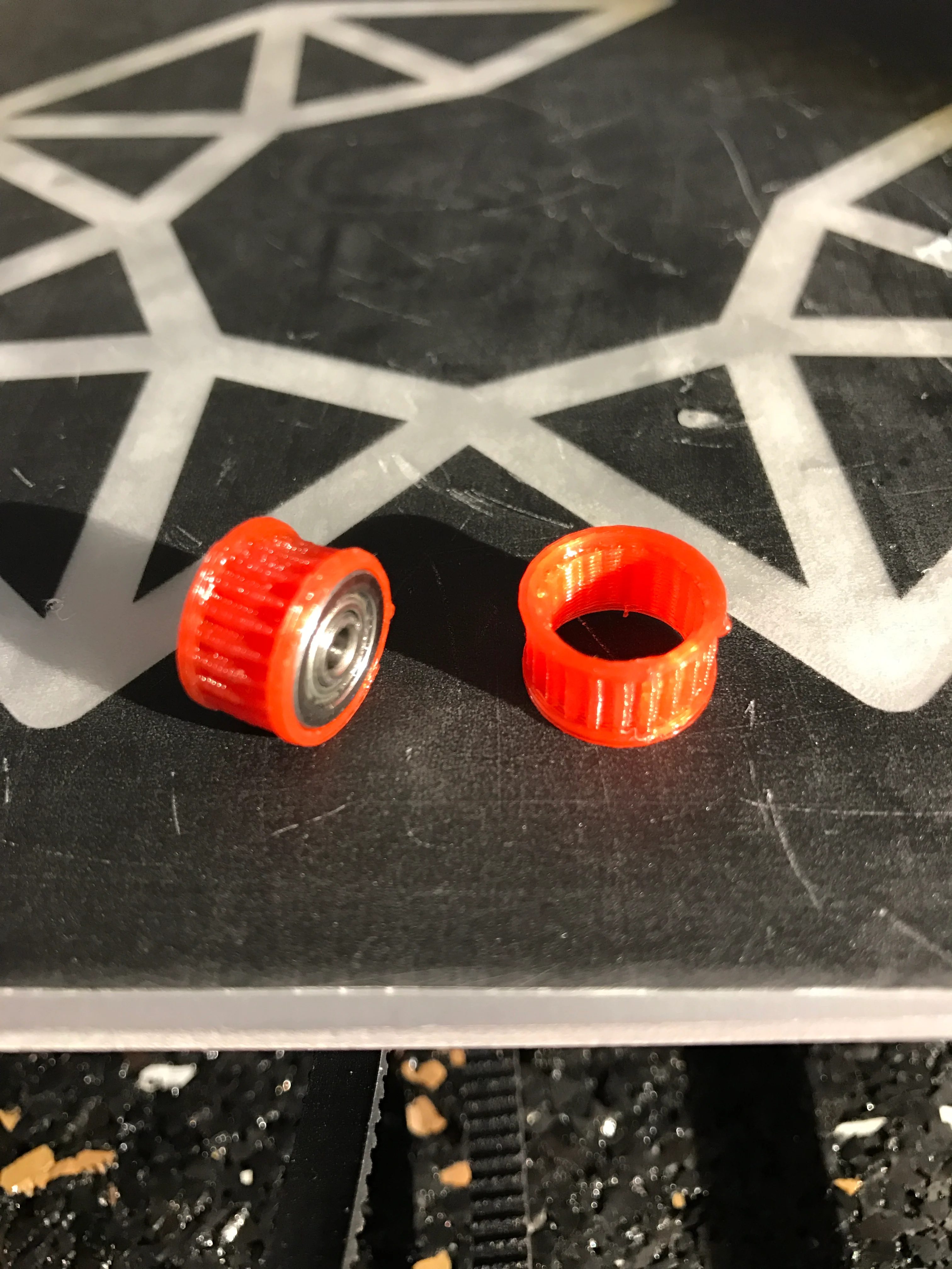 Anet A8 idler pulley with guideance