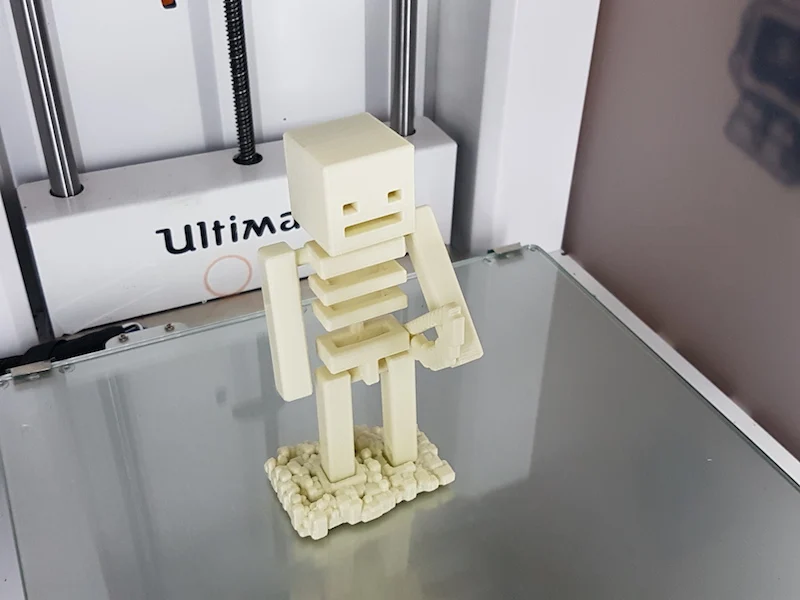 Minecraft skeleton with bow