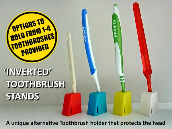 Inverted Tooth Brush Stands