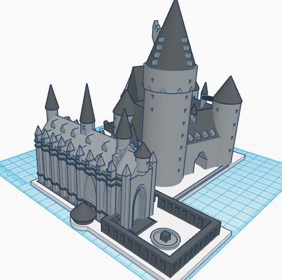 Hogwarts School of Witchcraft and Wizardry (Castle Part 1 of 3) - Harry Potter 3D Print
