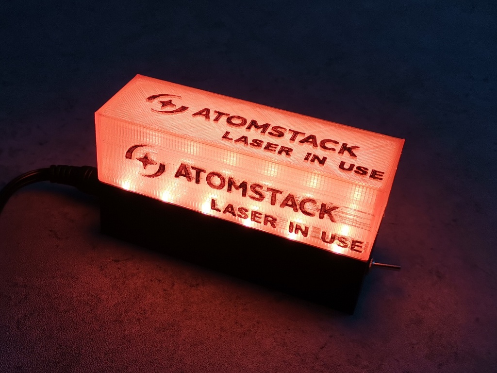 AtomStack Red Laser Warning Light