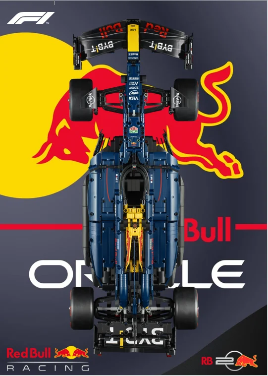 Lego 42206 RedBull RB20 Wall Mount