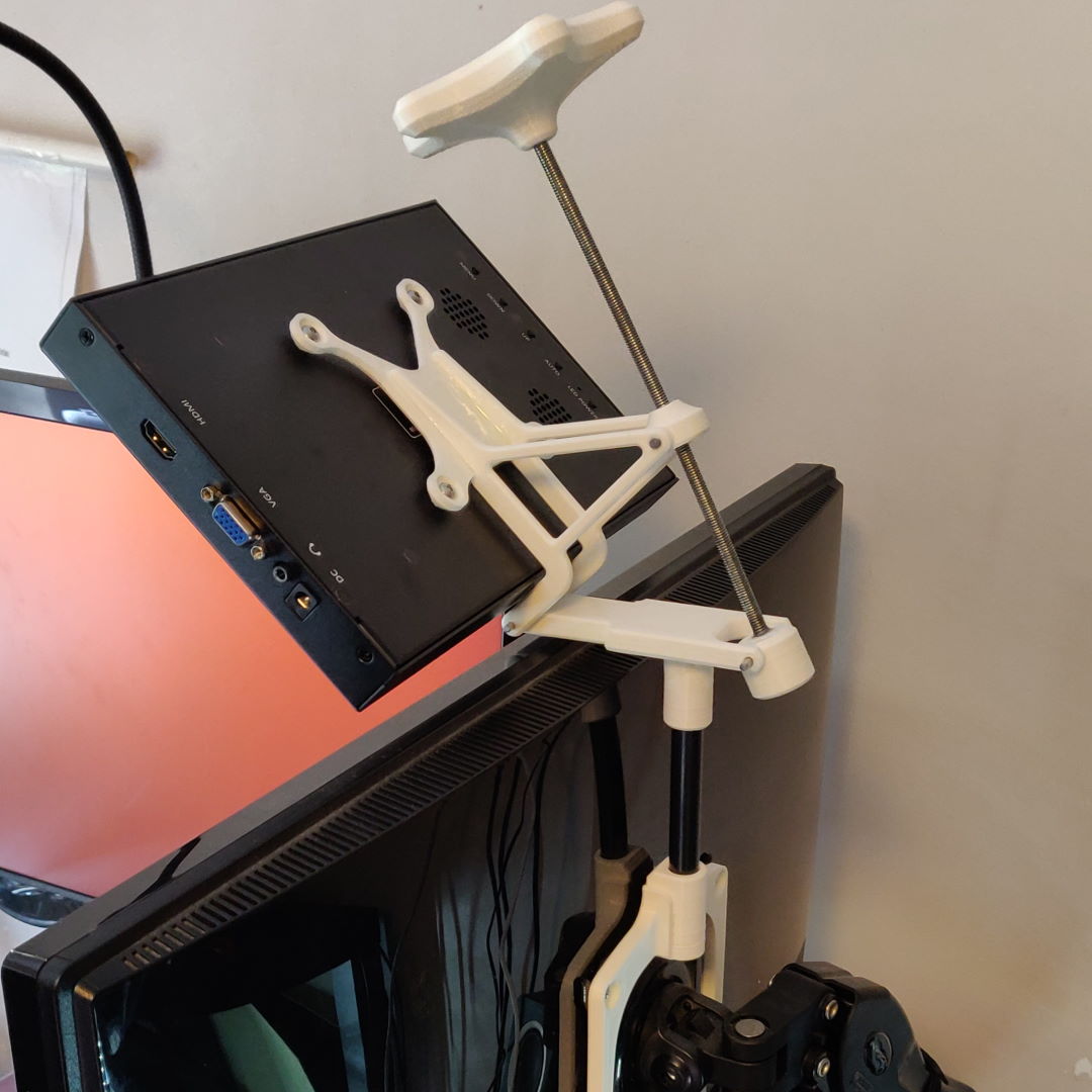 Adjustable VESA mount for small monitor