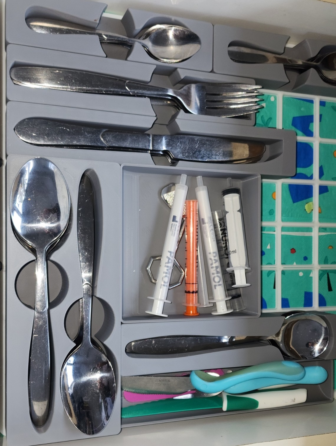 Gridfinity Kitchen Drawer