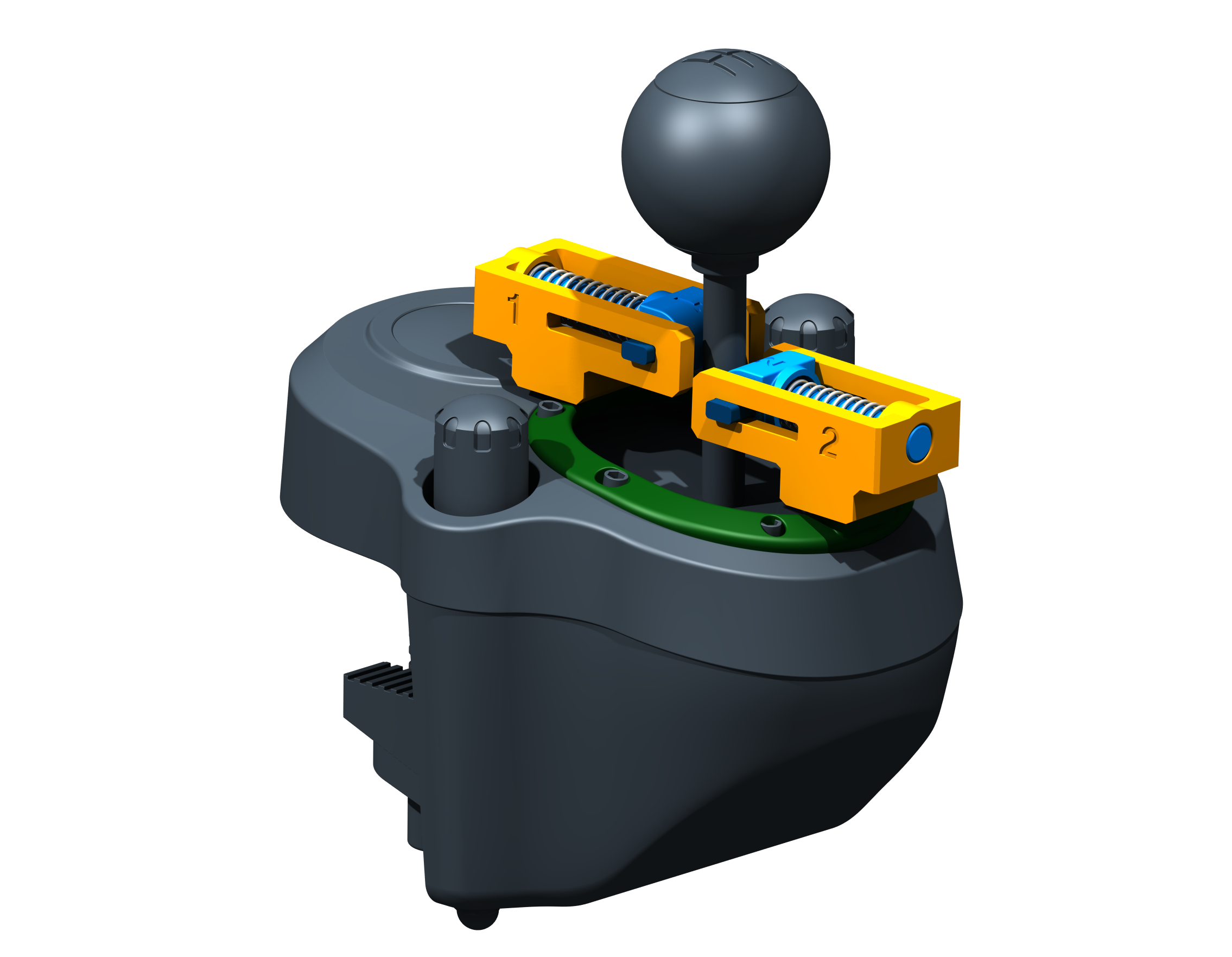 Logitech G27/G29/G920 Sequential Shifter + Knob Extension
