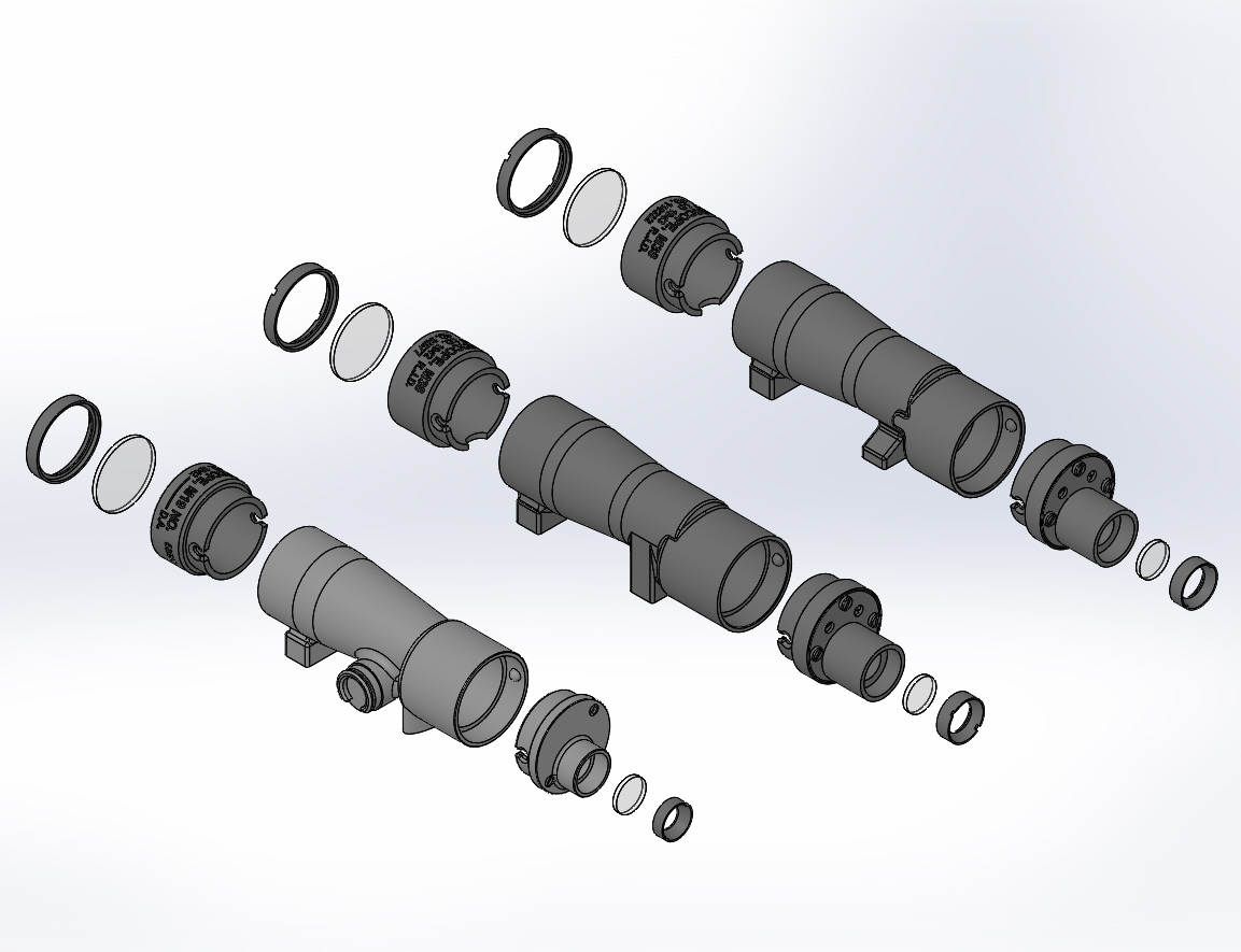 1942 M38, 1943 M38, AND 1942 M19 SCOPES (HOLLOW)