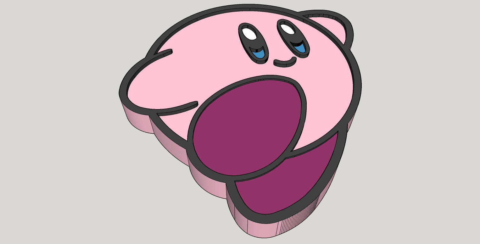 Kirby Magnet 10x3mm inside