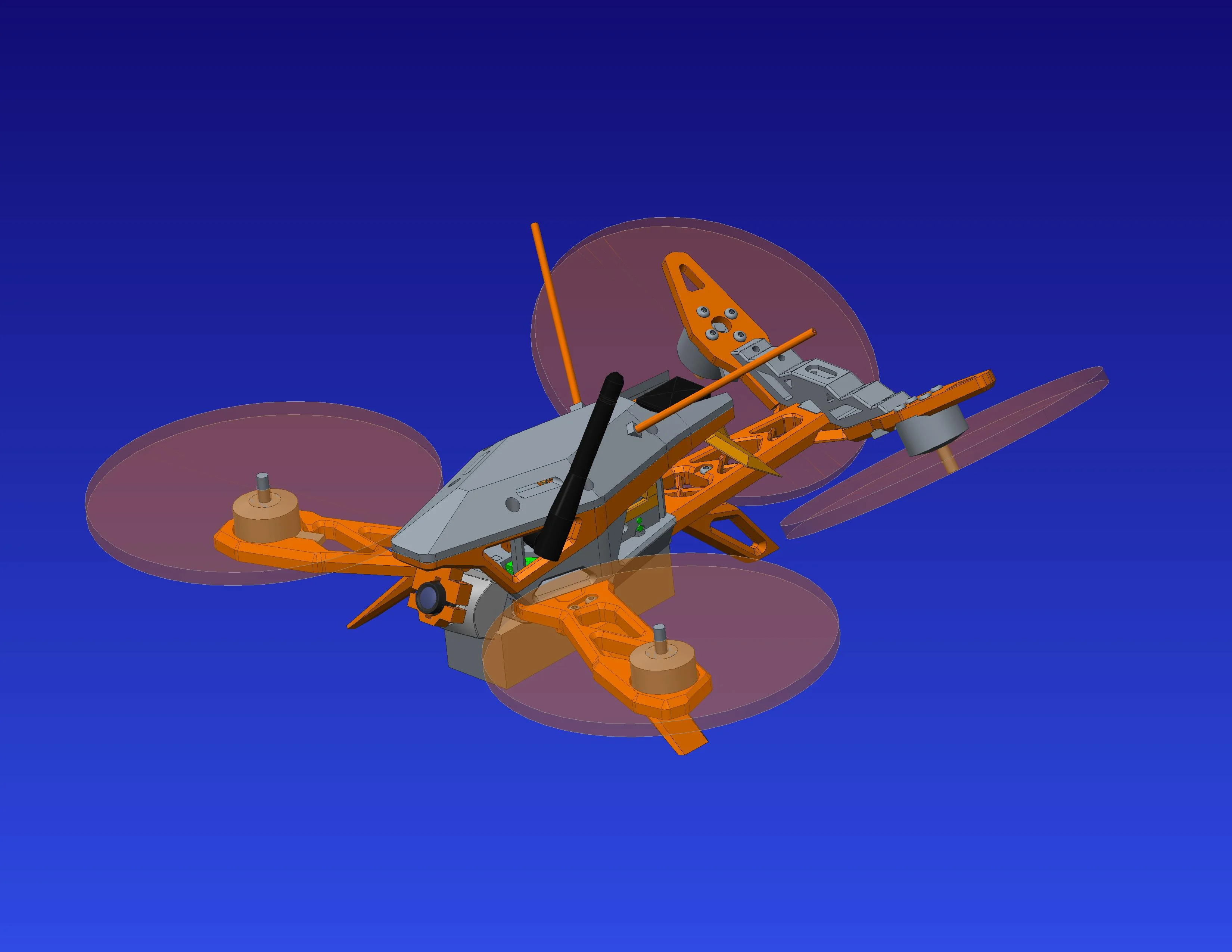 Horus Kestrel V-tail Quadcopter overhaul
