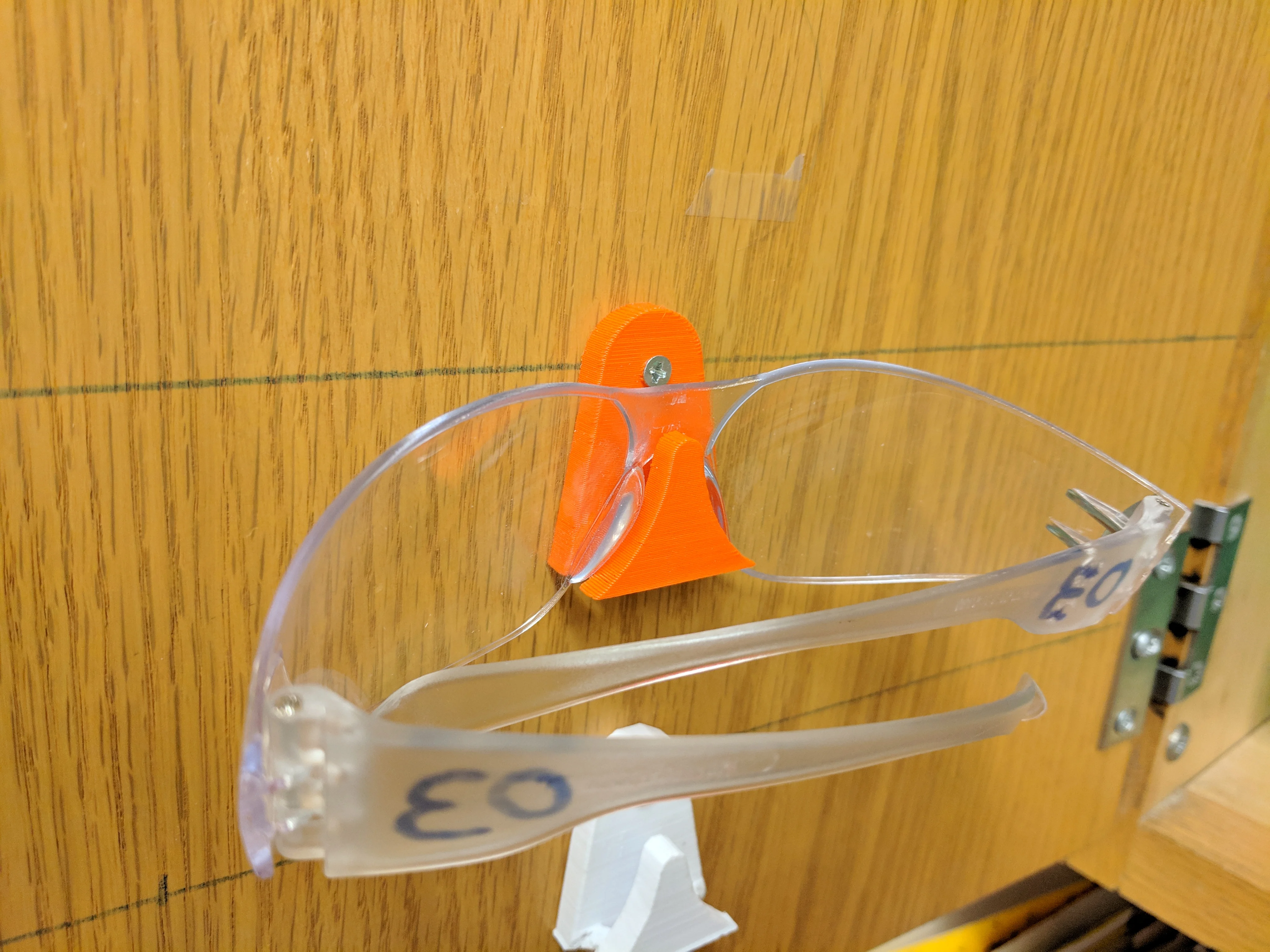 Safety Glasses Holder