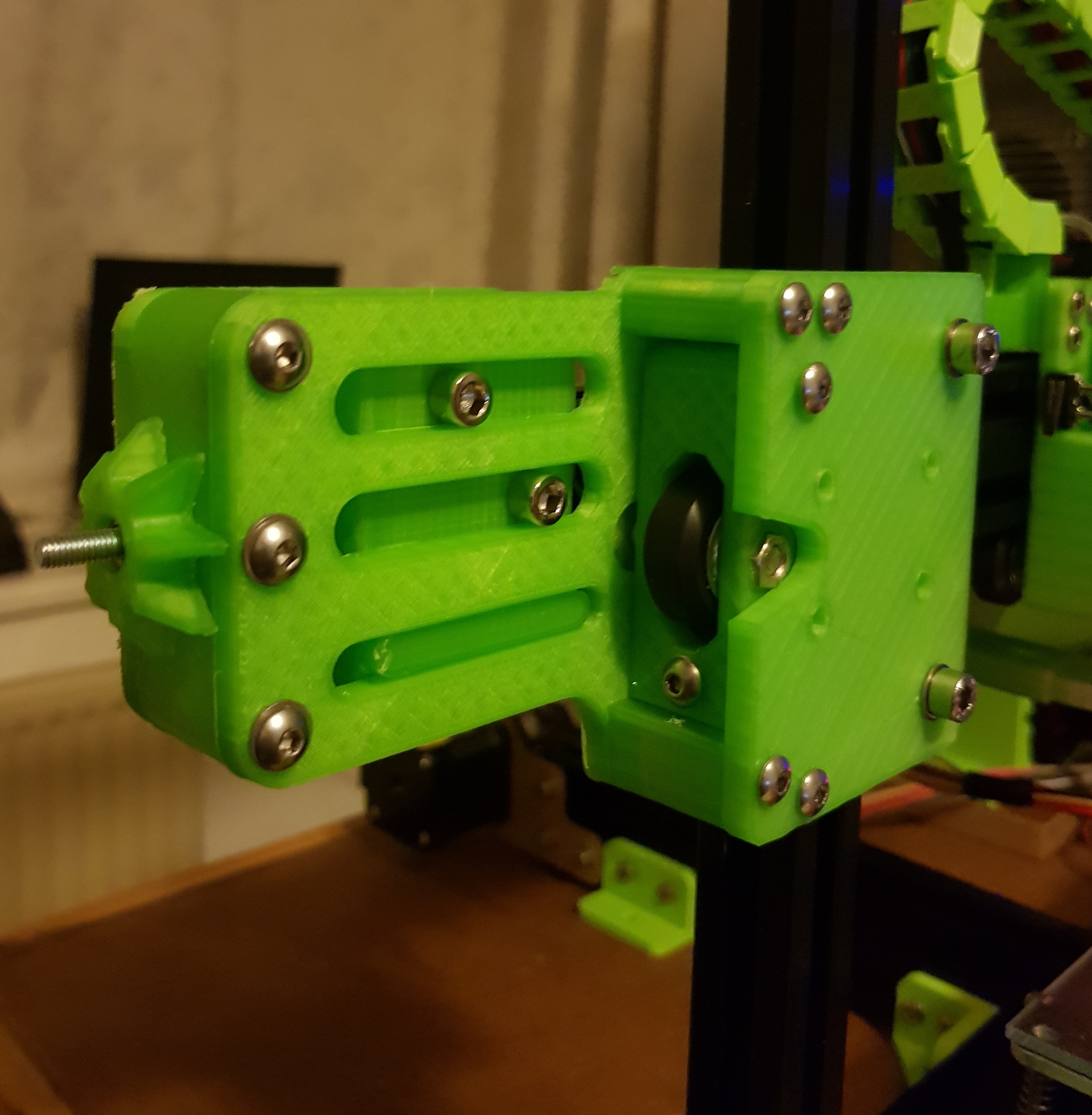 3 Wheel X carriage attachment and X belt adjuster for the Tarrantula