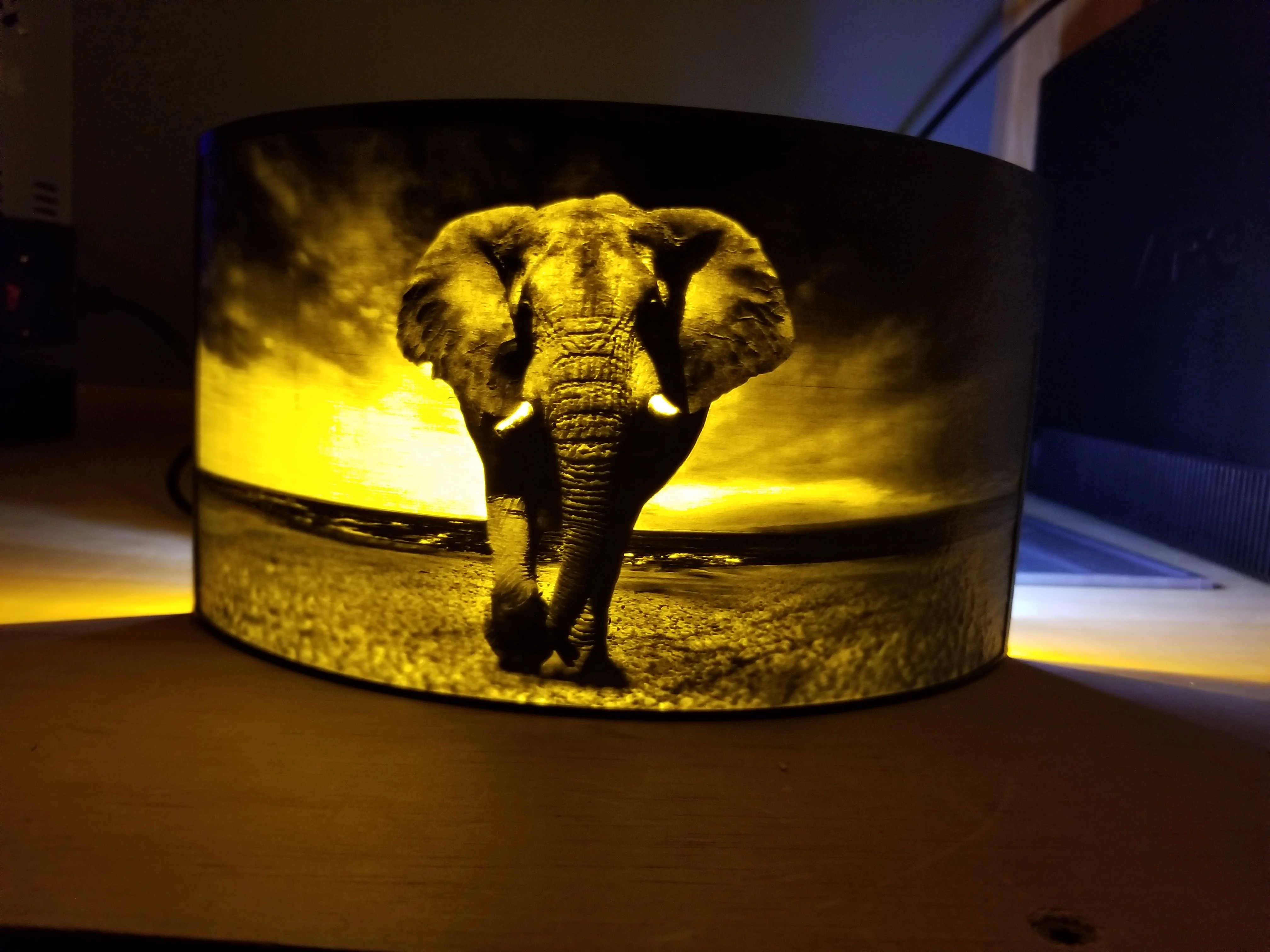 Elephant Lithophane