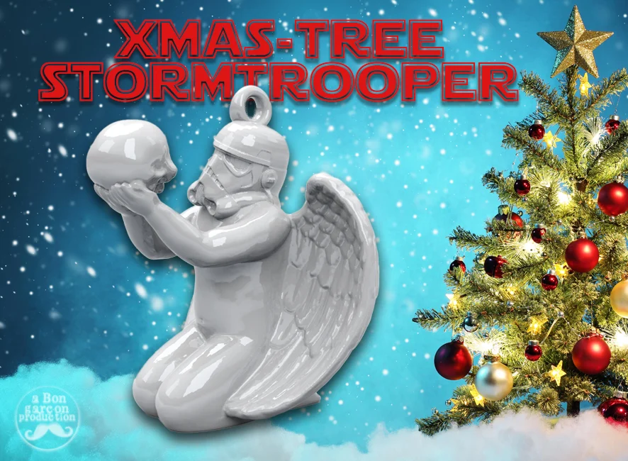 Storm Trooper Xmas Tree-Angel