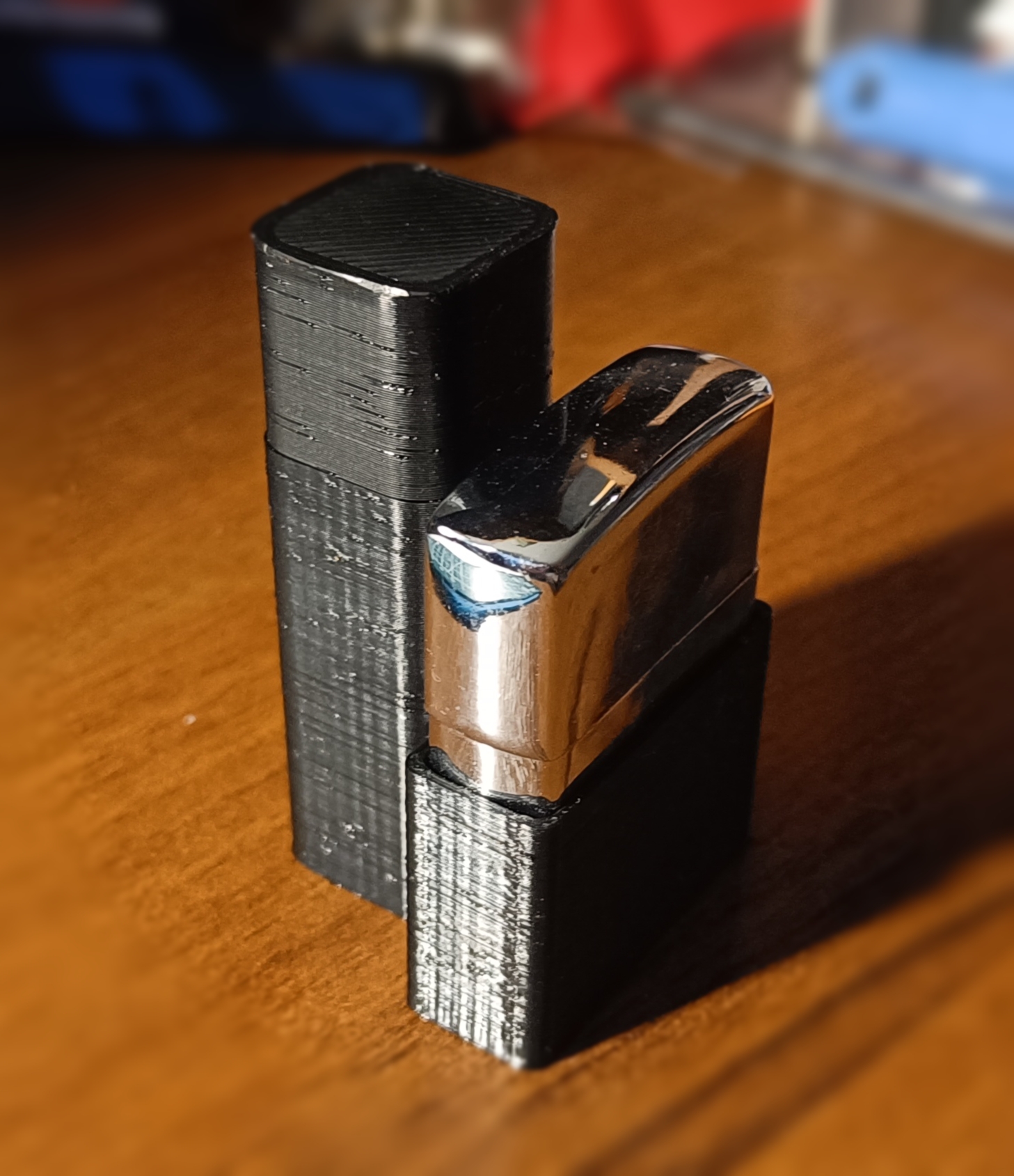 Zippo and Rolled-up Cigarette Case