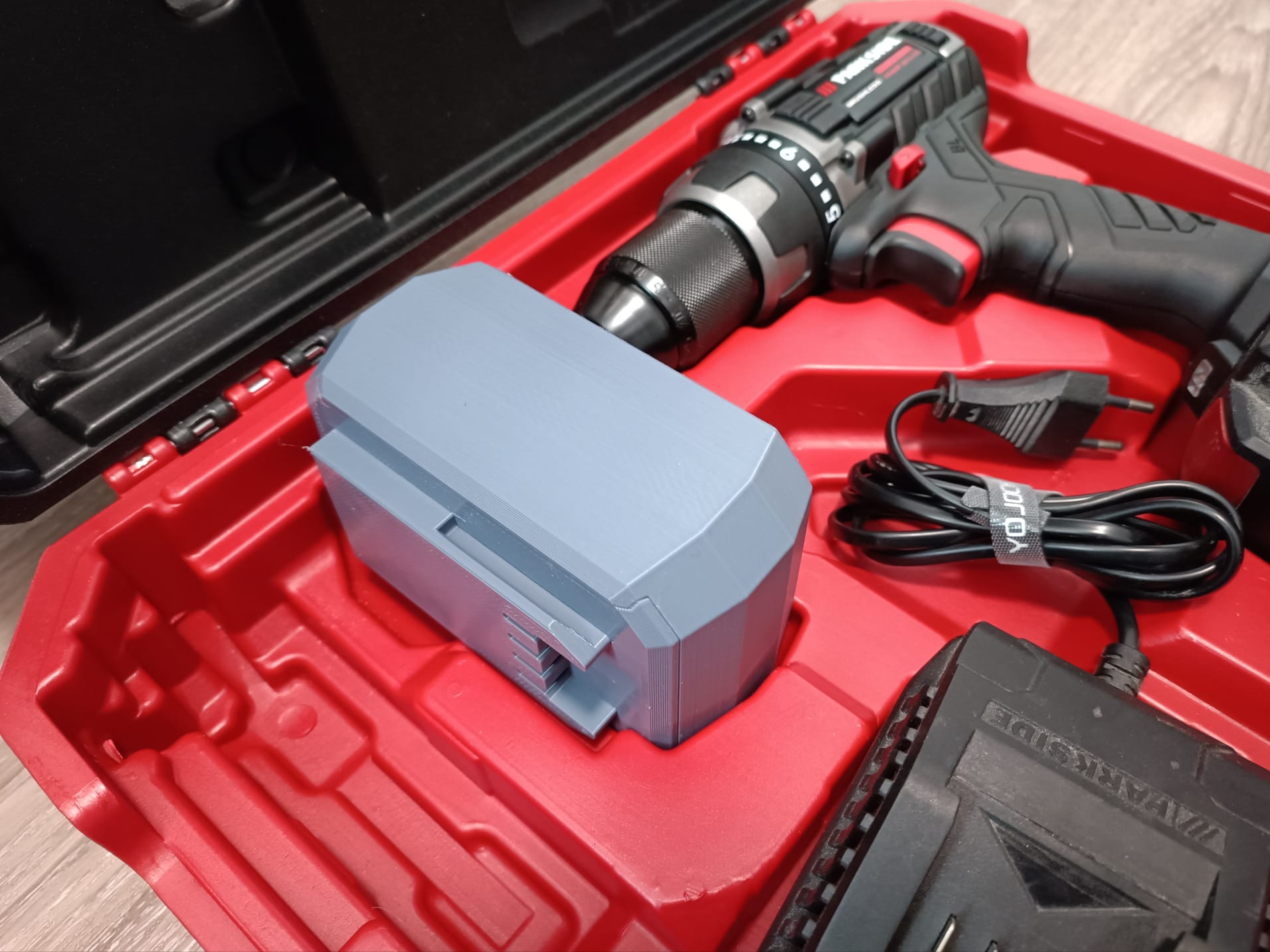 Parkside Battery shaped Box